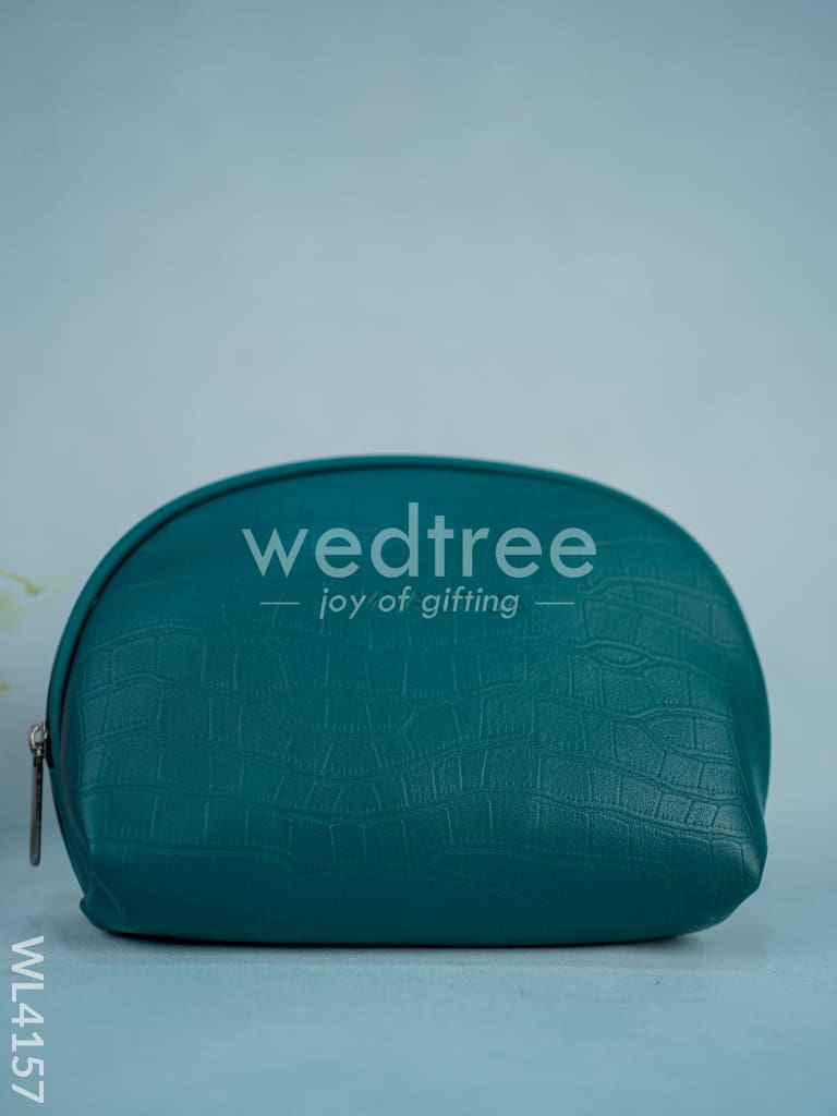 Leather Pouch - Emerald Green - WL4157