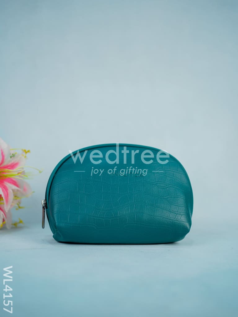 Leather Pouch - Emerald Green - WL4157