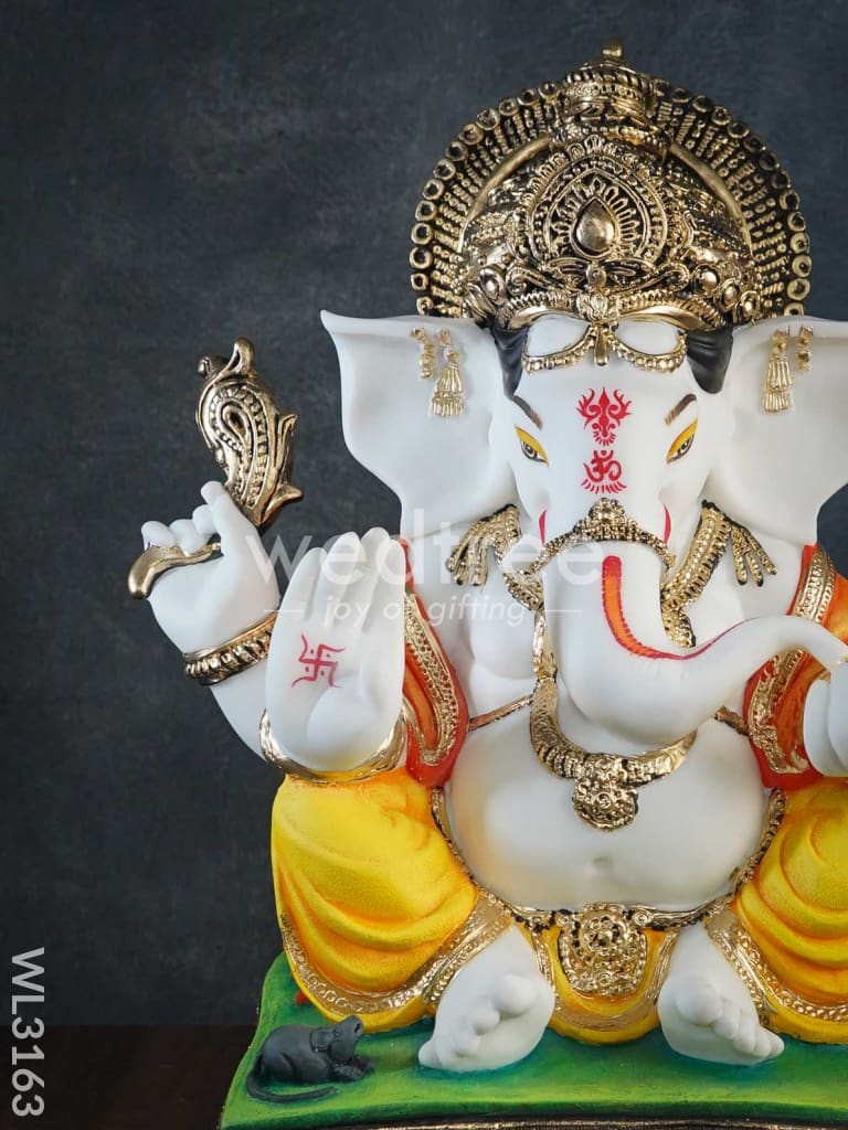 Lord Ganesha Idol - Polyresin - WL3163