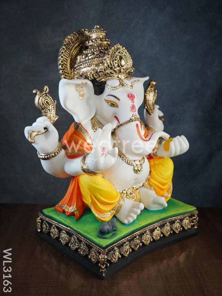 Lord Ganesha Idol - Polyresin - WL3163