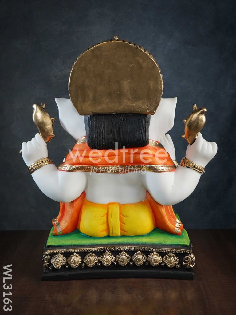 Lord Ganesha Idol - Polyresin - WL3163