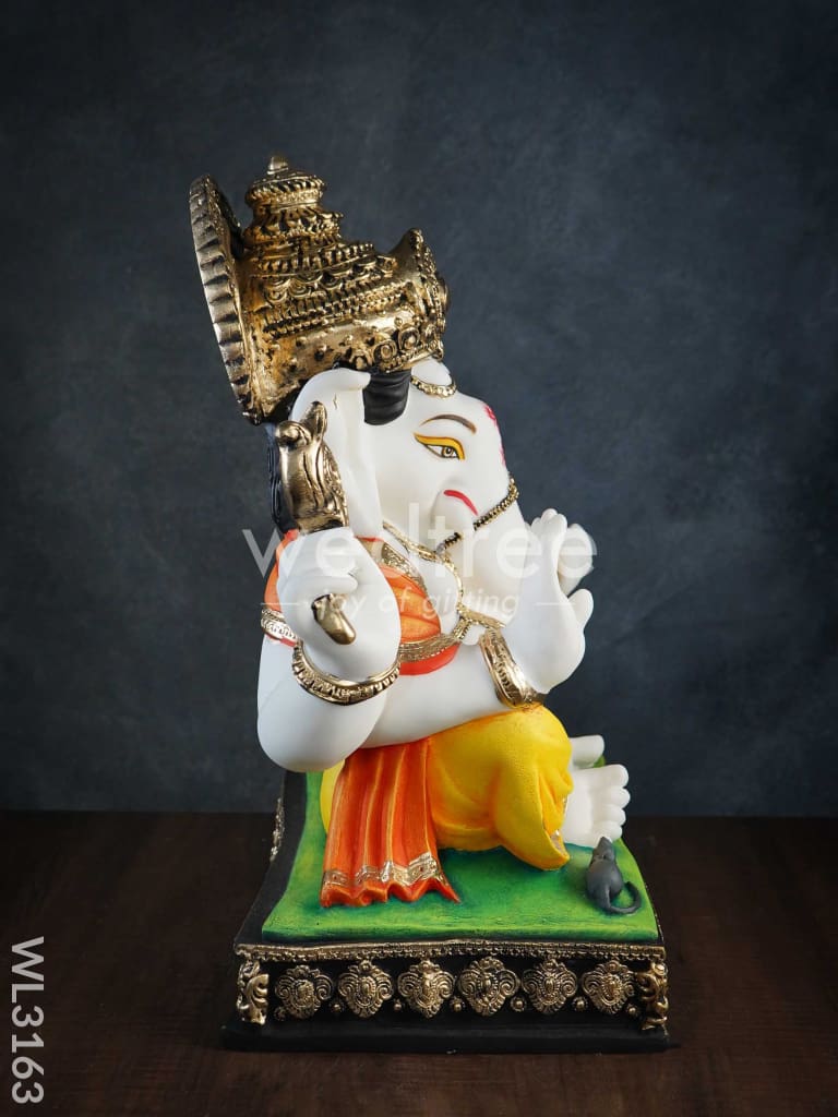 Lord Ganesha Idol - Polyresin - WL3163