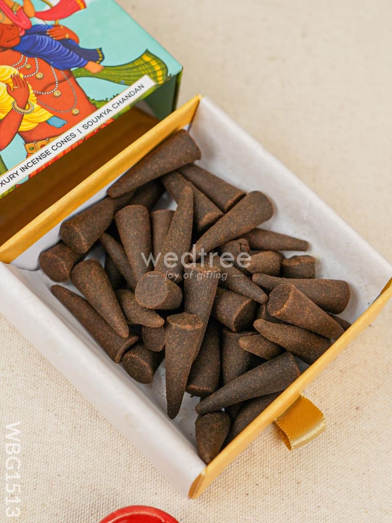 Luxury Incense Cones - Soumya Chandan - WBG1513