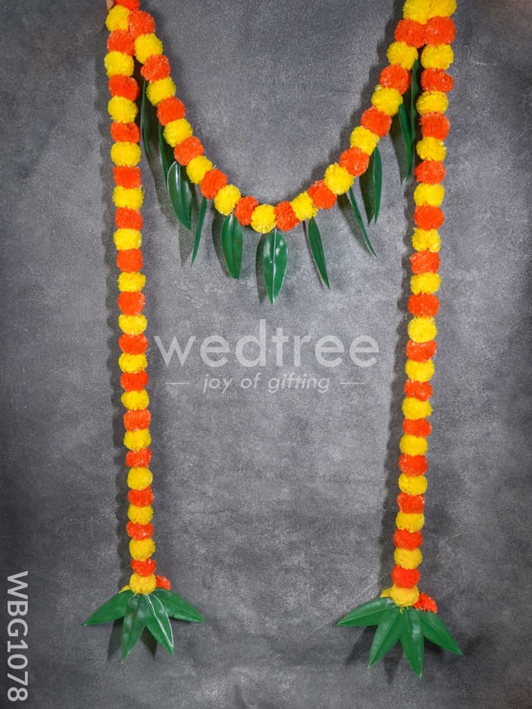 Mango Leaf Thoran with Wall Hanging - WBG1078