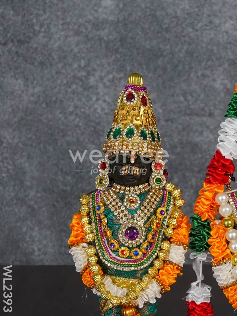 Marapachi Doll (Padmavathi Thayar & Tirupathi Balaji) - 9 inch - WL2393