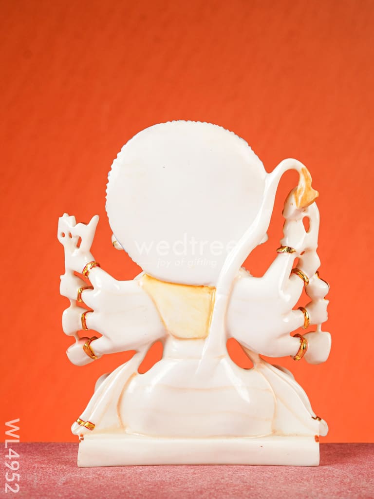 Marble Dust: Five Face Hanuman Idol - 10 inch - WL4952