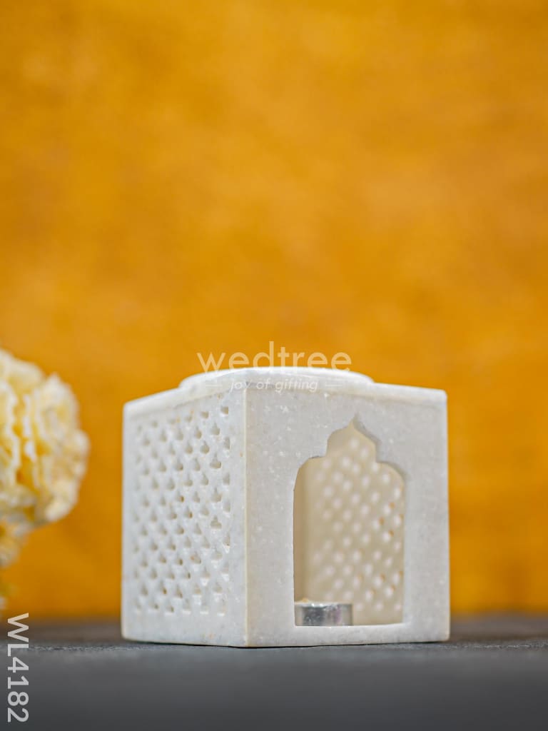 Marble Jali Aroma Oil Burner Box - WL4182