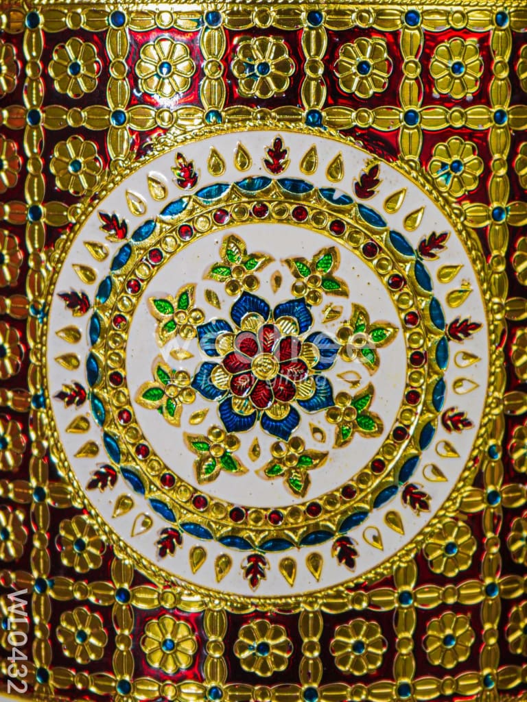 Meenakari Dabba 11 inch - WL0432
