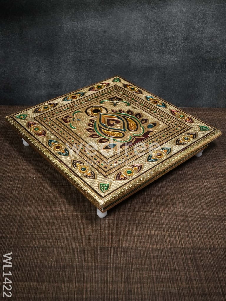 Meenakari Manai - 10 Inches - WL1422