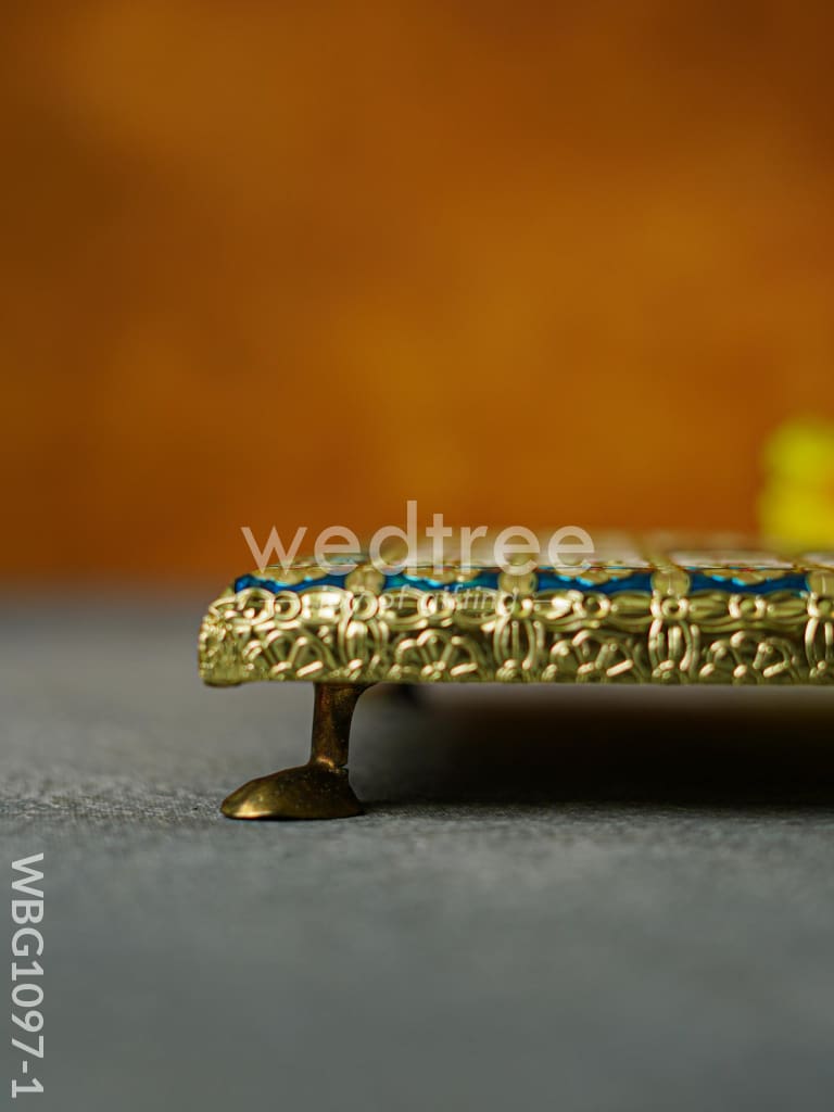 Meenakari Manai - 8x8 inch - WBG1097