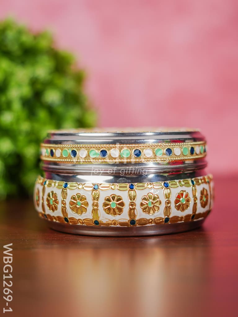 Meenakari Poori Box - WBG1269