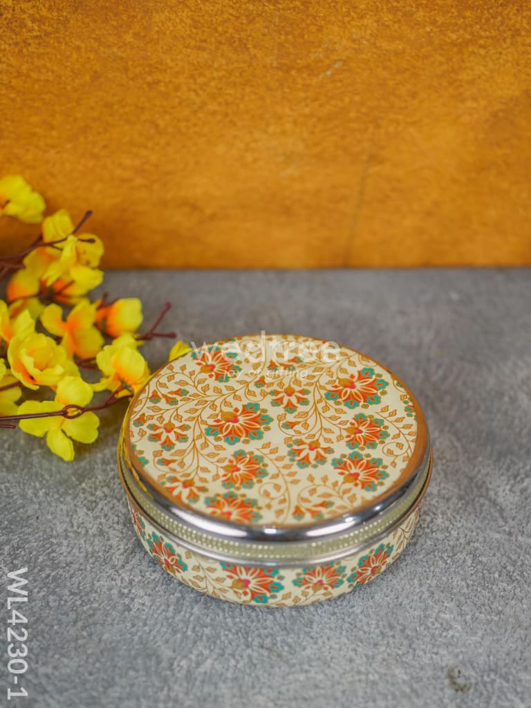 Meenakari Poori Box - WL4230