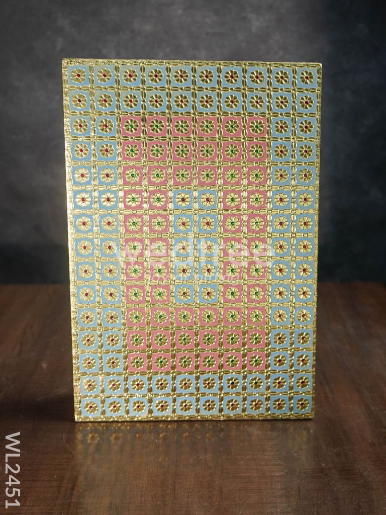 Meenakari Saree Box - WL2451