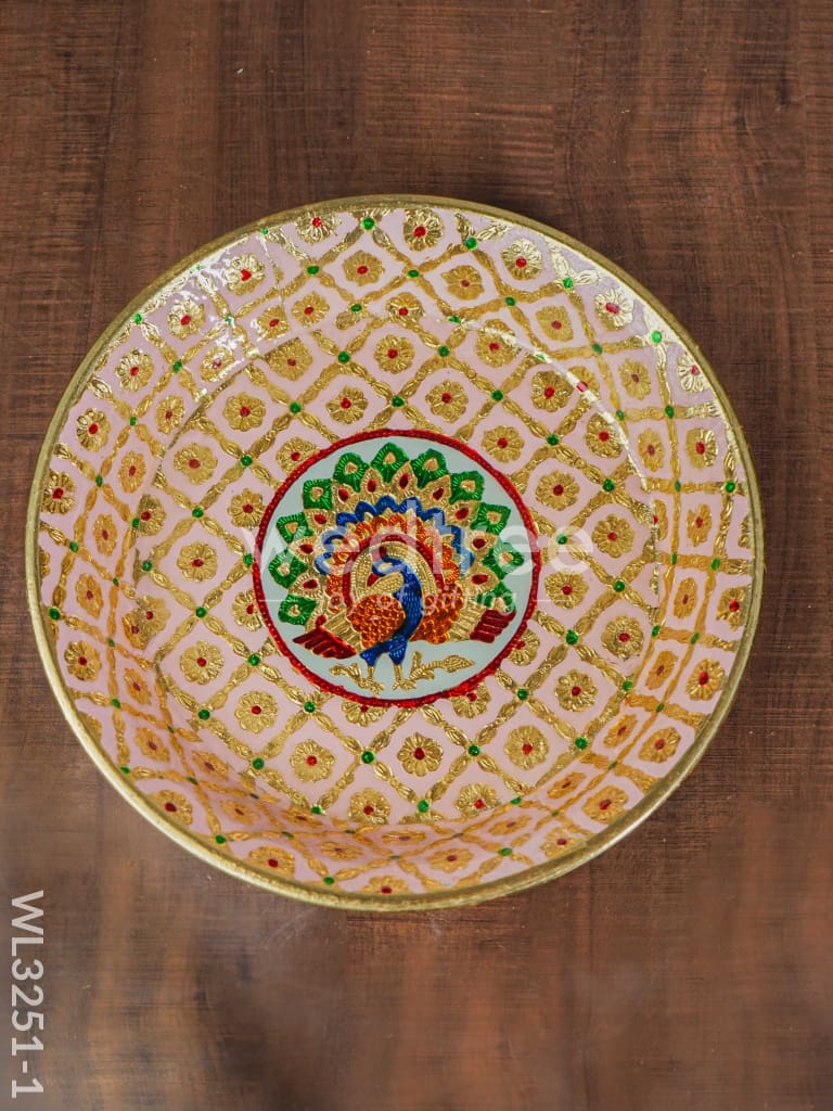Meenakari Thambaalam Plate - WL3251