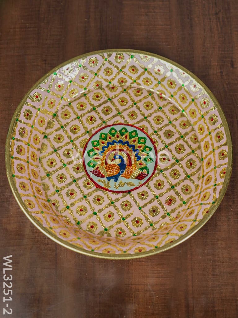 Meenakari Thambaalam Plate - WL3251