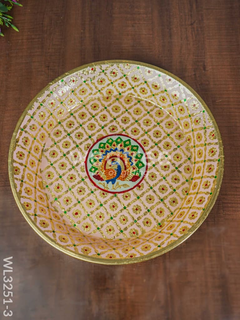 Meenakari Thambaalam Plate - WL3251