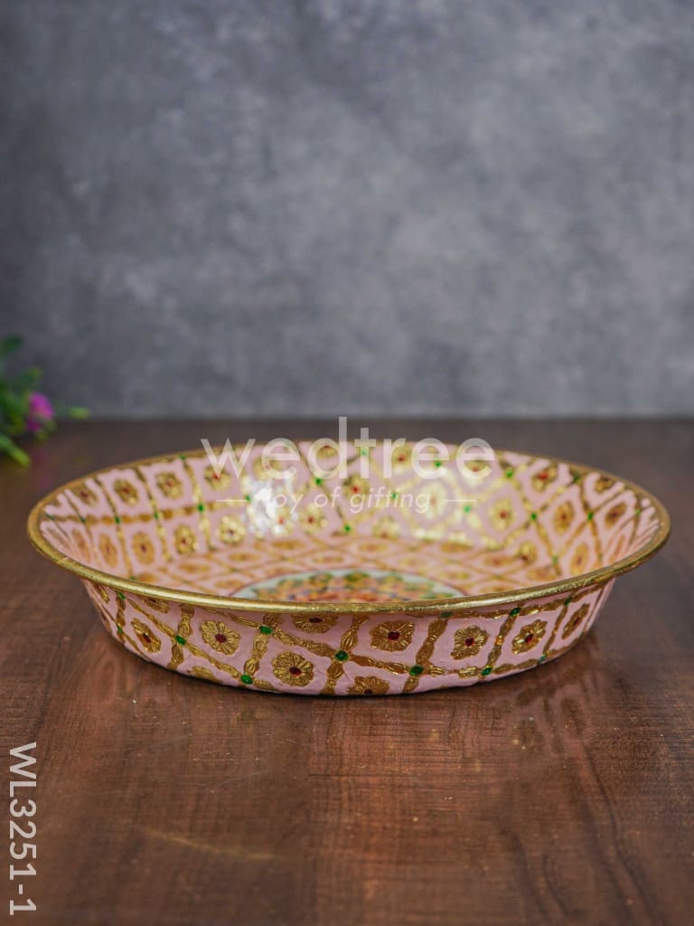 Meenakari Thambaalam Plate - WL3251