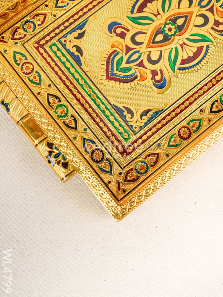 Meenakari Tray - 10 inch - WL4799