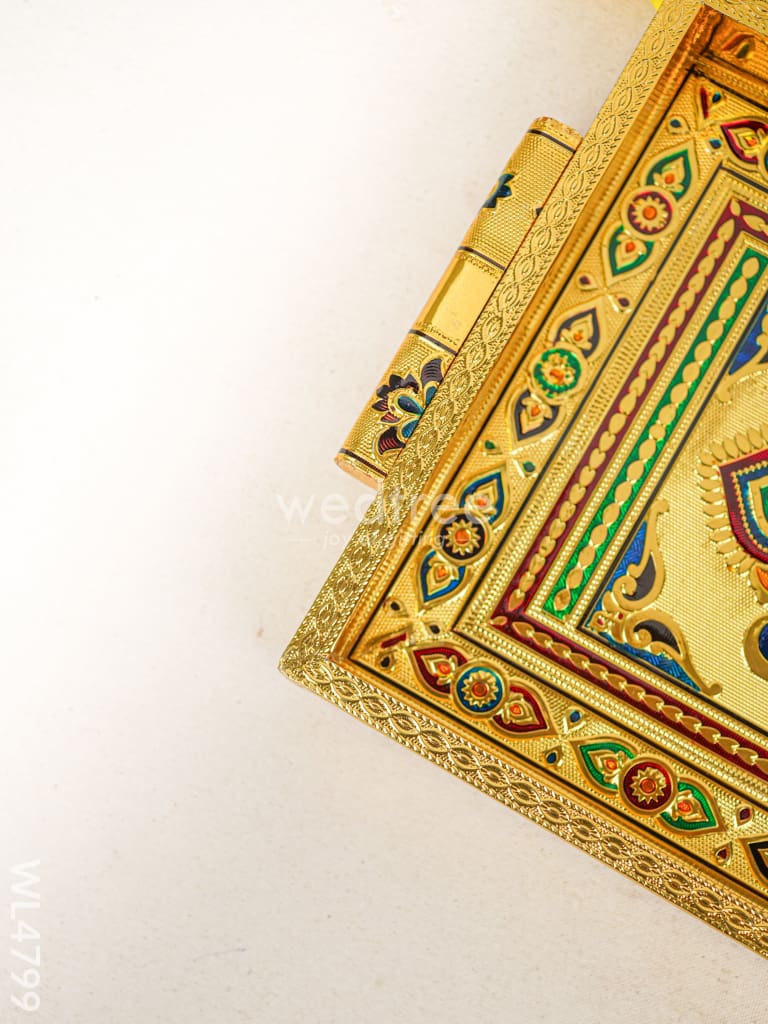 Meenakari Tray - 10 inch - WL4799