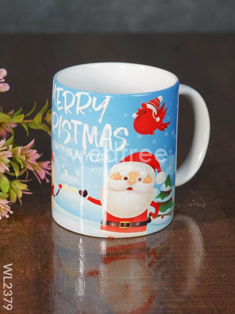 Merry Christmas Printed White Mug - WL2379