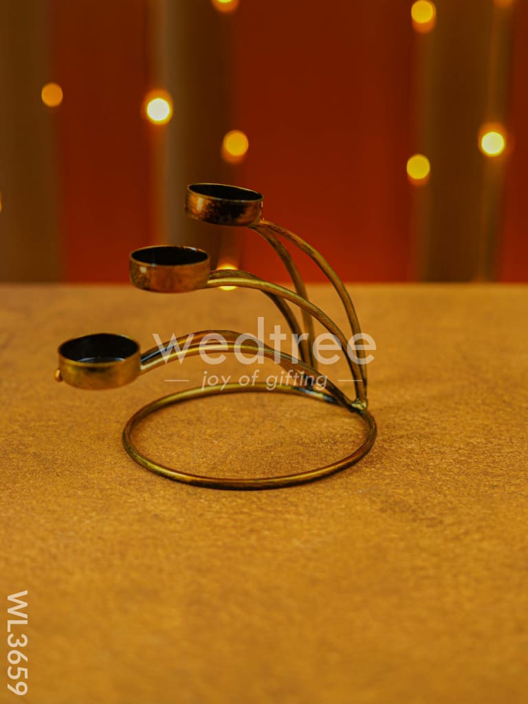 Metal Candle Holder - WL3659