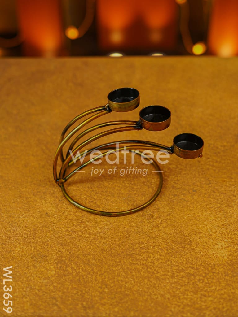 Metal Candle Holder - WL3659