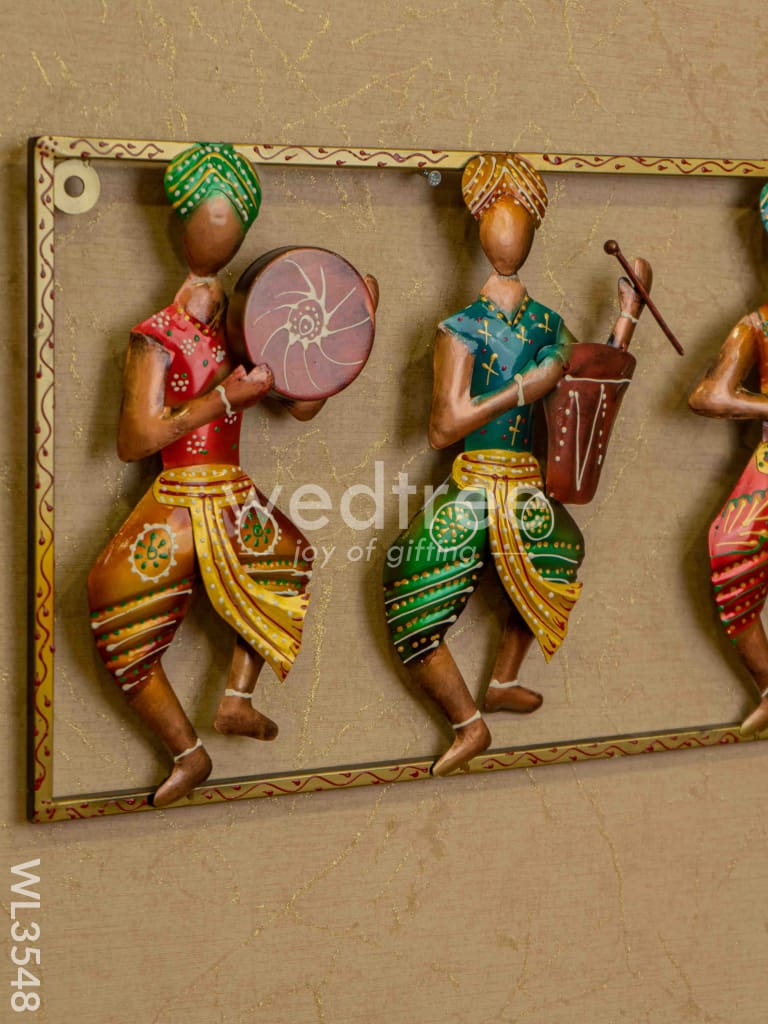 Metal Decor 4 Musicians Wall Hanging - WL3548