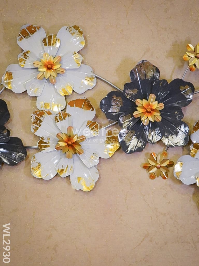 Metal Décor Hanging - Flowers - WL2930