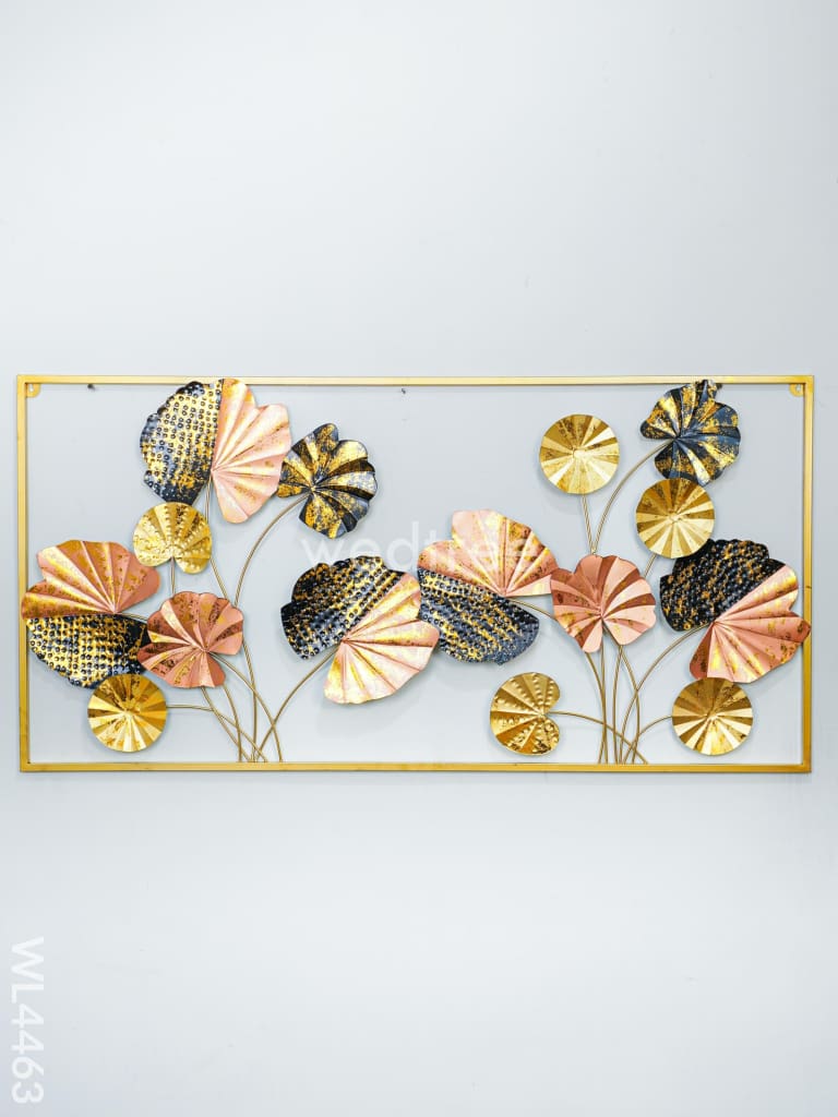 Metal Decor Leaves Wall Hanging - WL4463