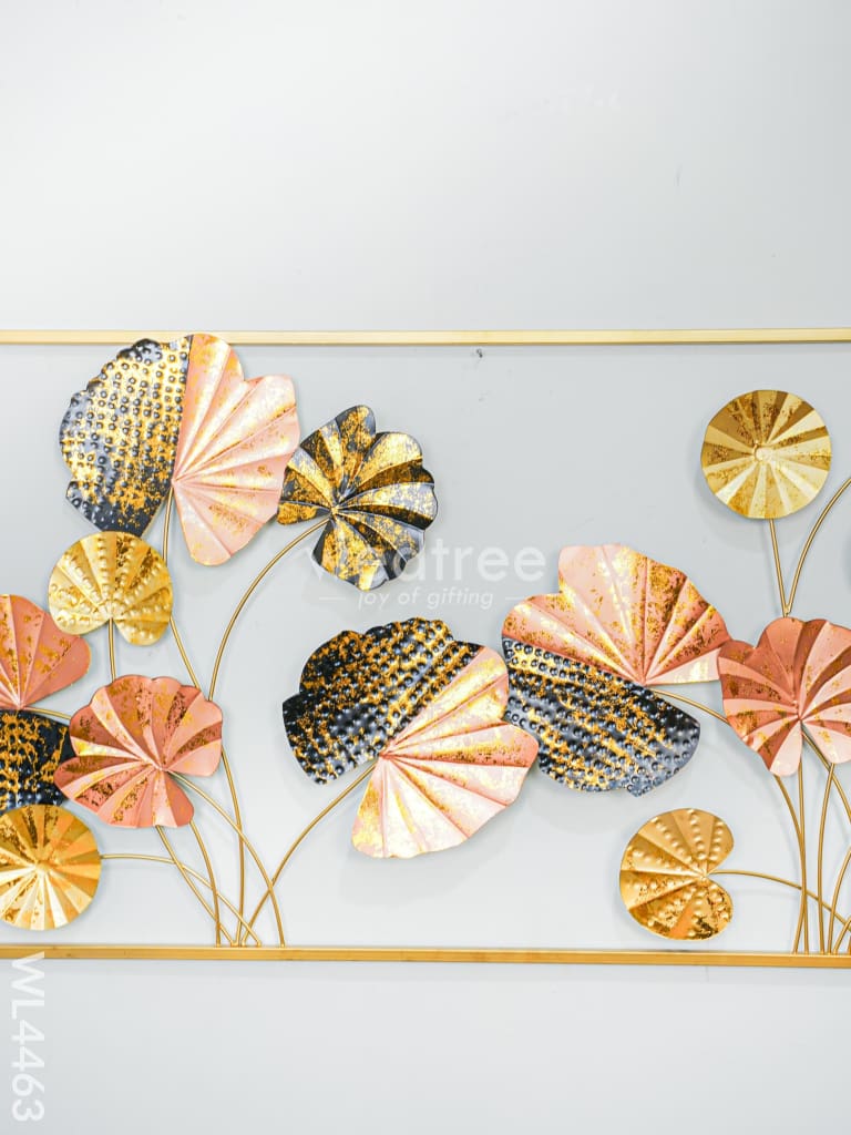 Metal Decor Leaves Wall Hanging - WL4463