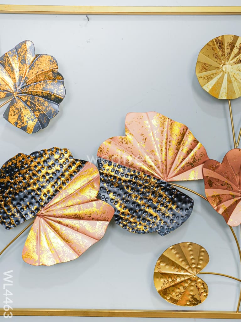 Metal Decor Leaves Wall Hanging - WL4463