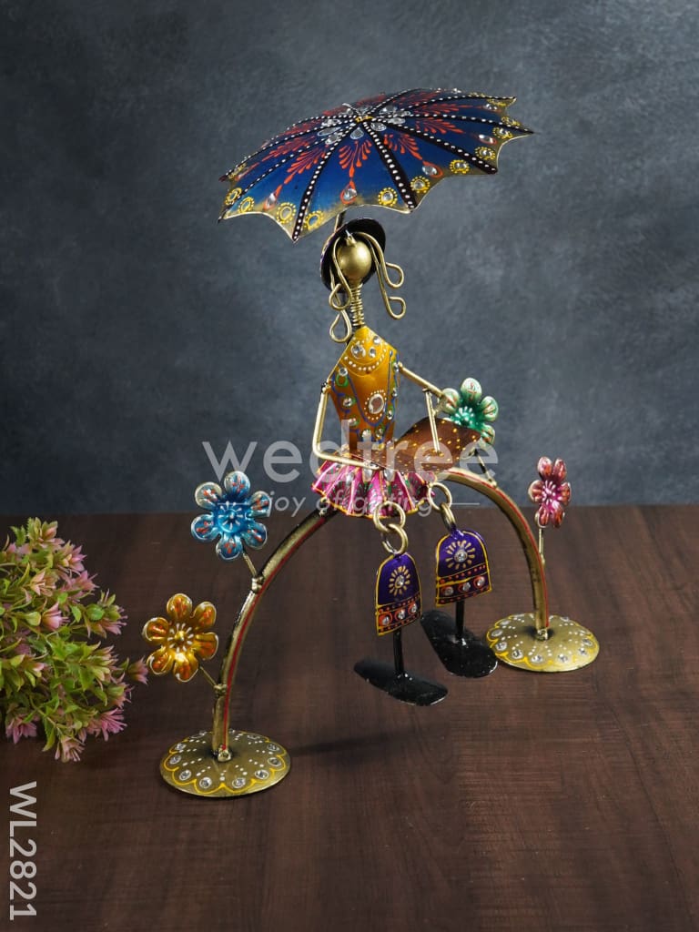 Metal Décor Showpiece - Set of 2 - WL2821