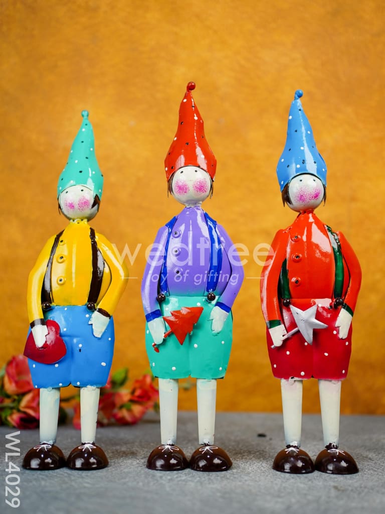 Metal Decor Showpieces - Set of 3 - WL4029