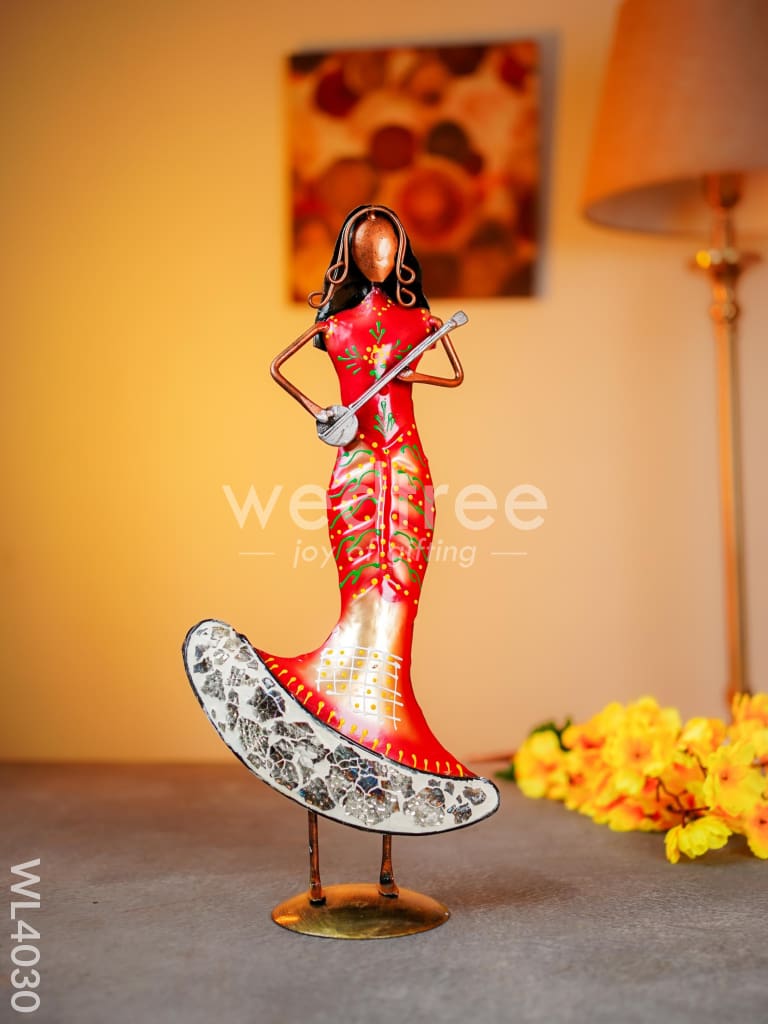 Metal Decor Women Musicians - Set of 3 - WL4030