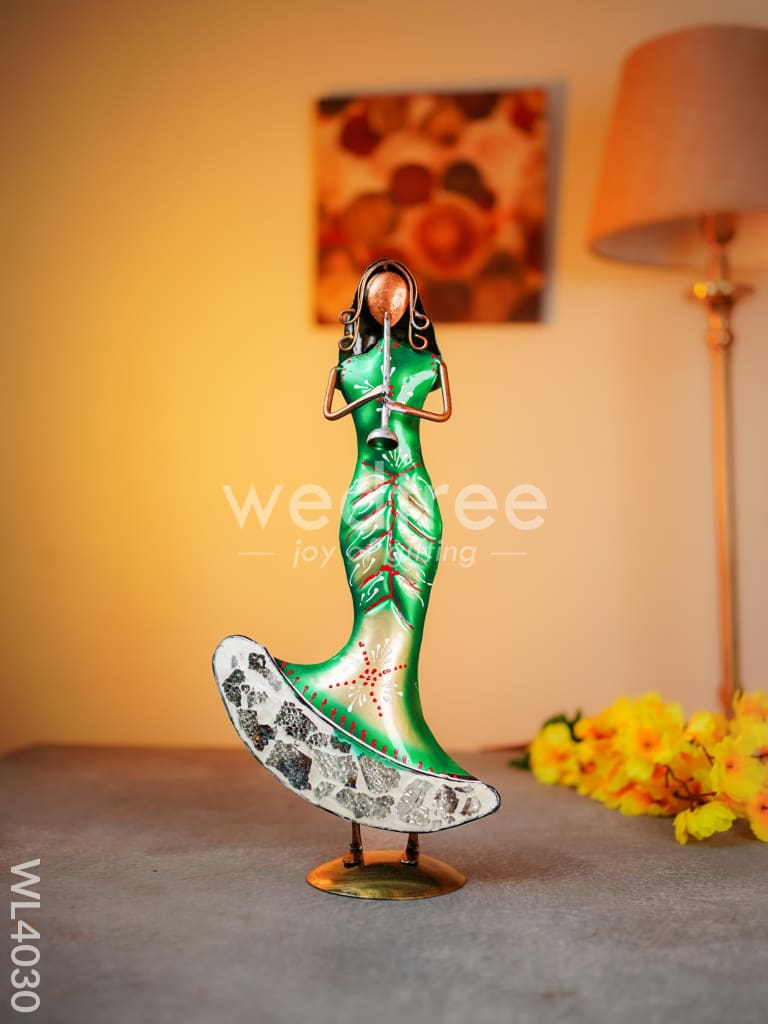 Metal Decor Women Musicians - Set of 3 - WL4030