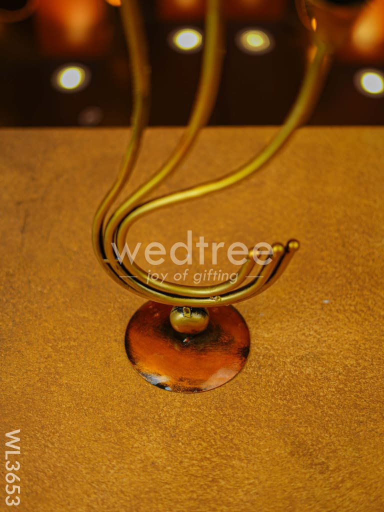 Metal Decorative Candle Holder - WL3653