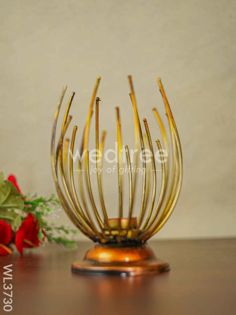 Metal Decorative T Light Holder - WL3730