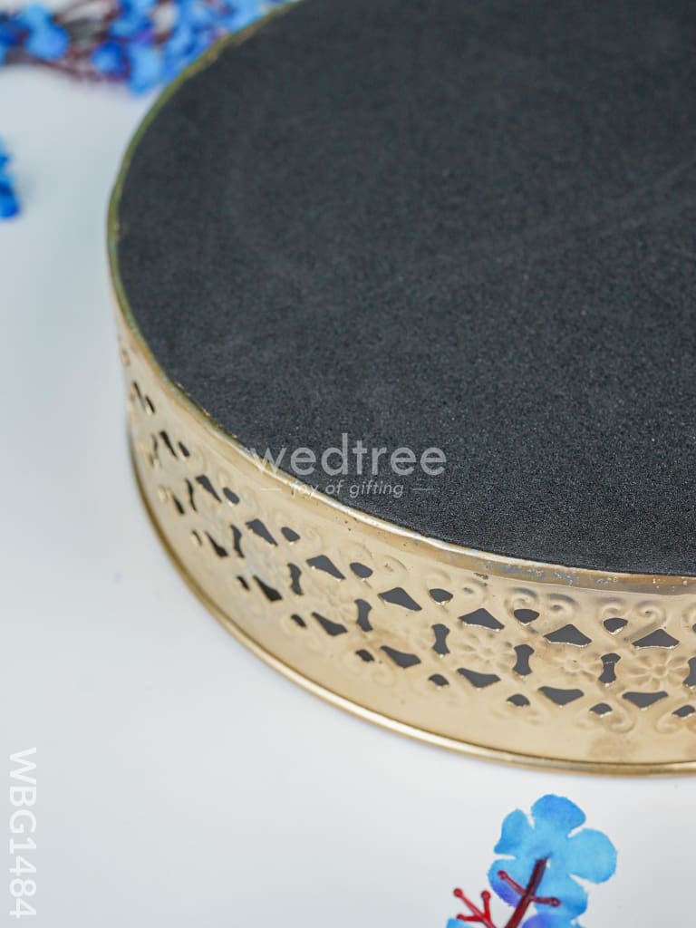 Metal Designer Peacock Tray - WBG1484