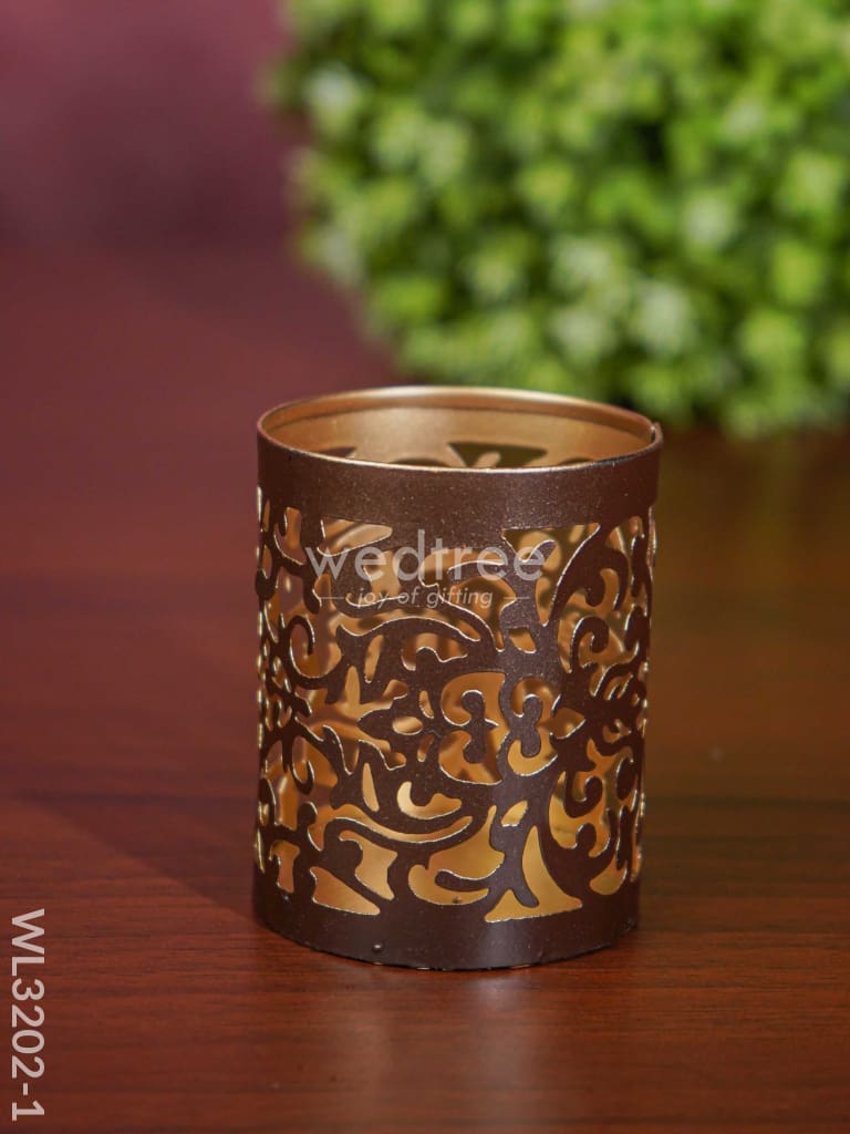 Metal Engraved Votives Set of 4 - WL3202-1