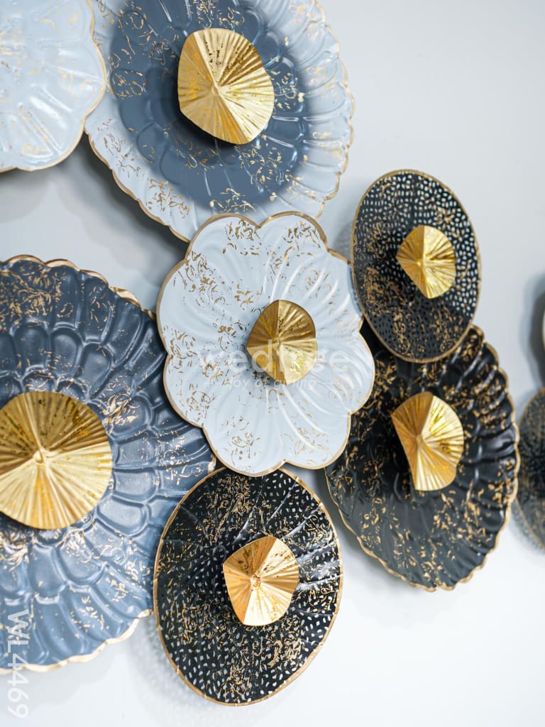 Metal Flowers Wall Hanging Decor - WL4469