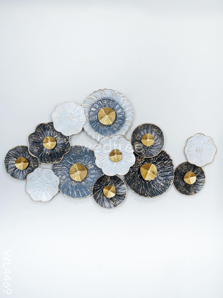 Metal Flowers Wall Hanging Decor - WL4469