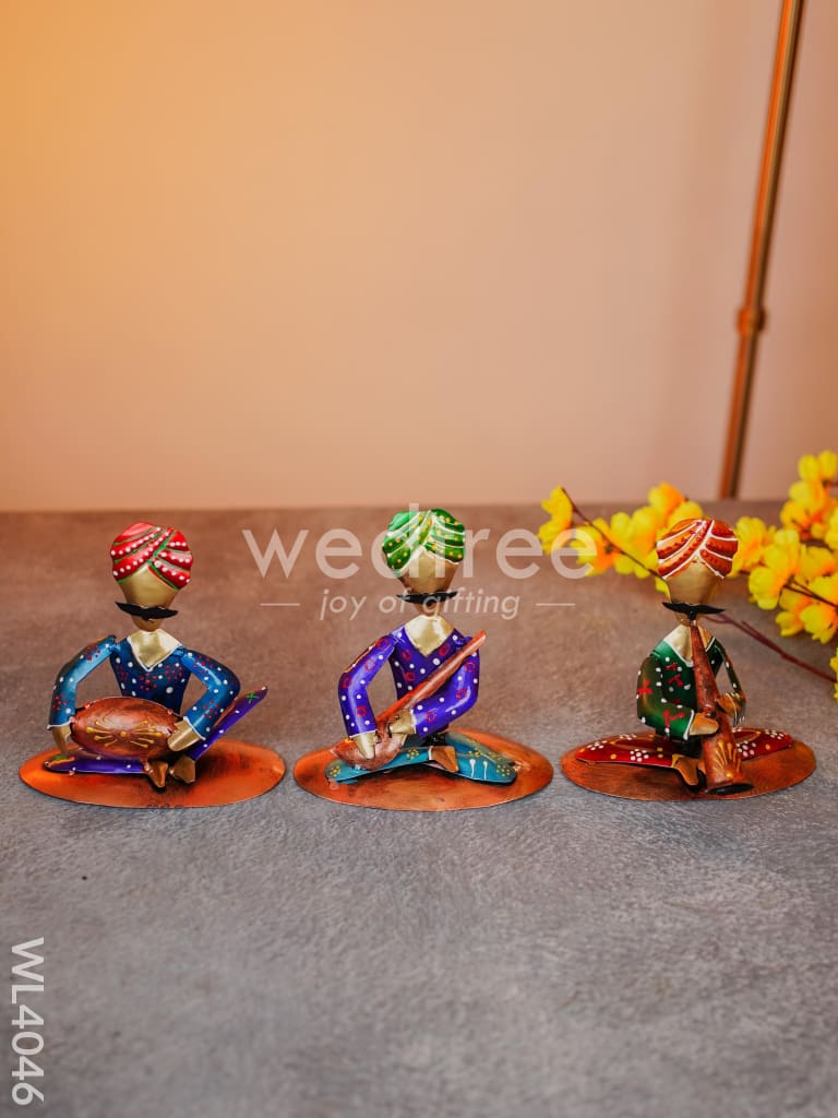 Metal Folk Musicians - Set of 3 - WL4046
