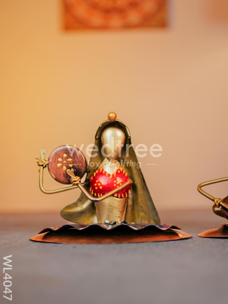 Metal Folk Women Musicians - Set of 3 - WL4047