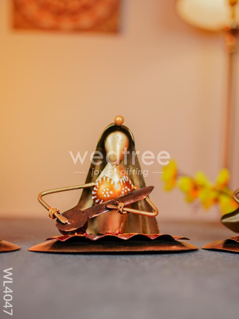 Metal Folk Women Musicians - Set of 3 - WL4047