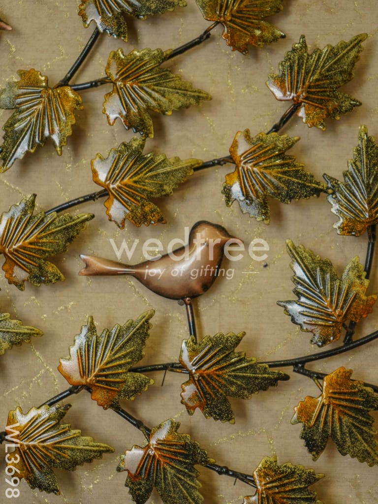 Metal Hand Painted Wall Hanging Tree - WL3698