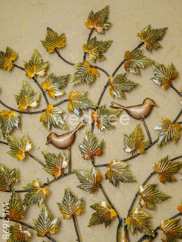 Metal Hand Painted Wall Hanging Tree - WL3698