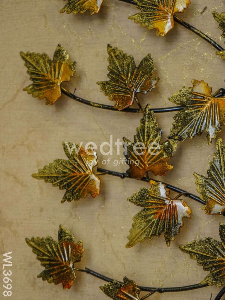 Metal Hand Painted Wall Hanging Tree - WL3698