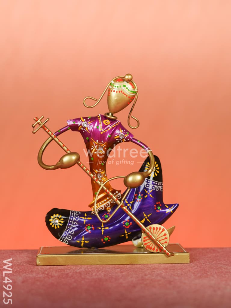 Metal Handpainted Musician - Set of 3 - WL4925