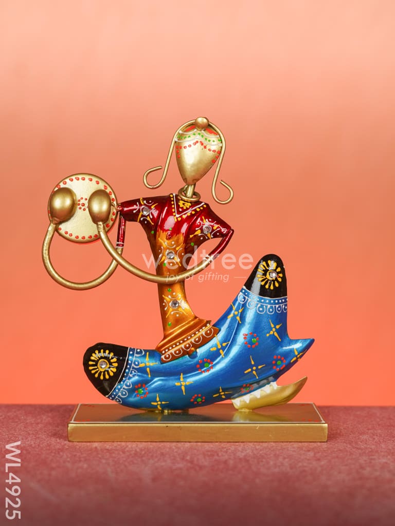 Metal Handpainted Musician - Set of 3 - WL4925