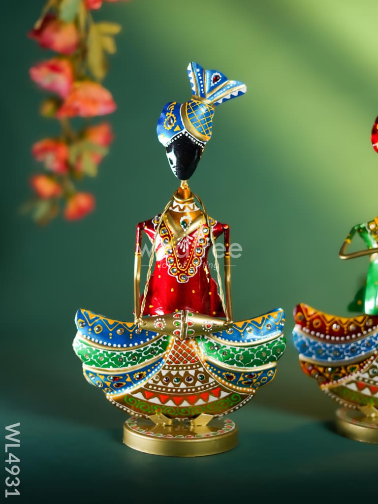 Metal Handpainted Musician - Set of 3 - WL4931